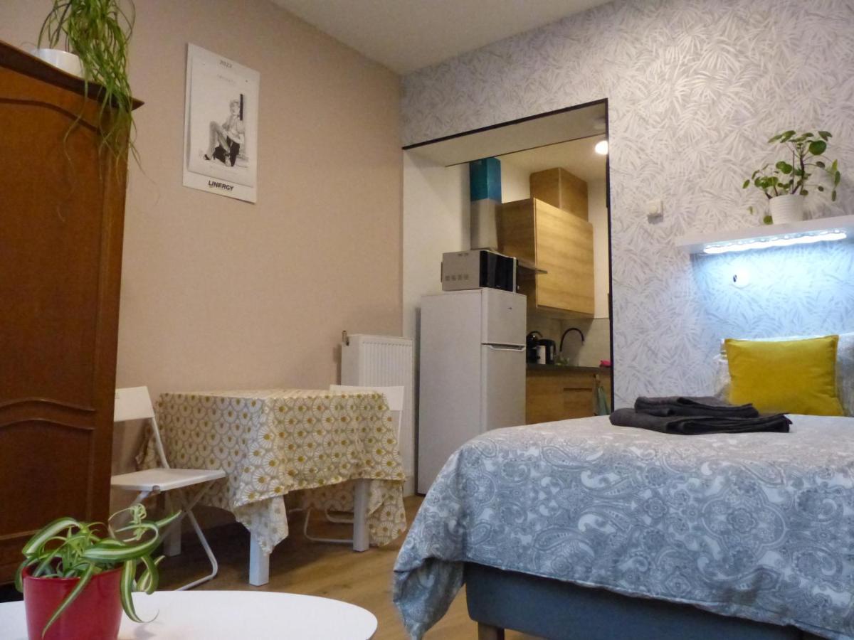 Superbe Studio Au 1Er Etage, Proche De La Gare Du Midi Brüksel Dış mekan fotoğraf